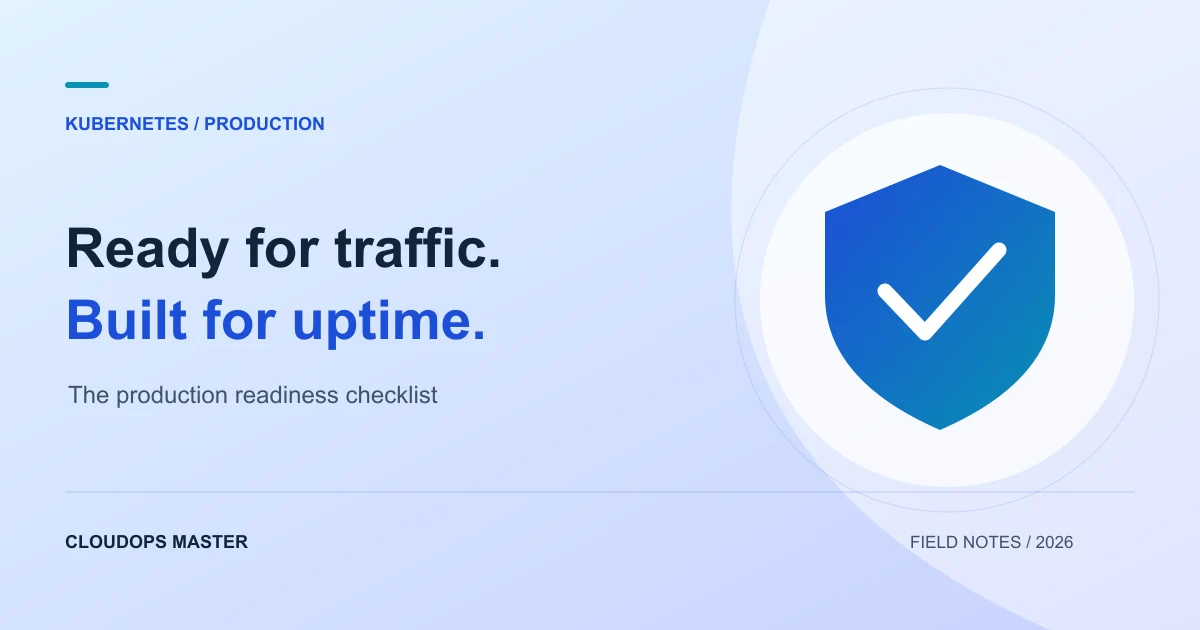 Kubernetes Production Checklist: What Most Teams Miss