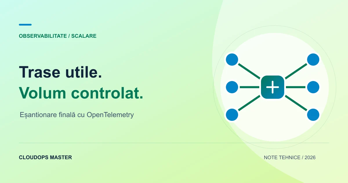 OpenTelemetry la scară: trase utile și costuri sub control
